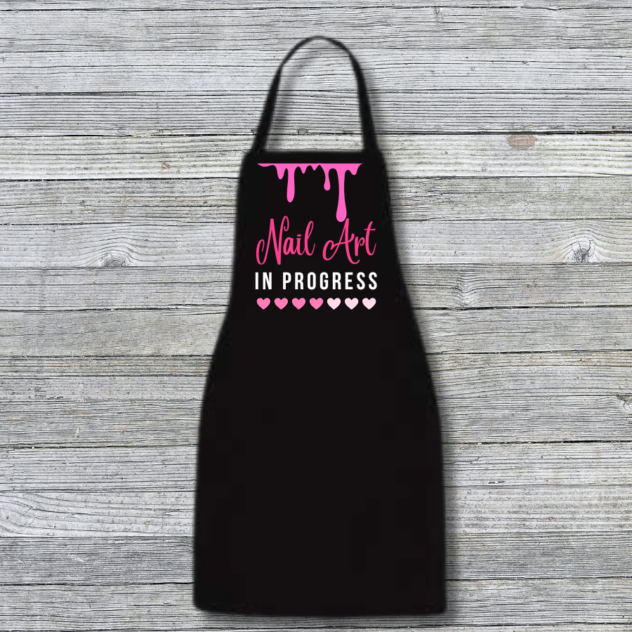APRON//DELANTAL-NAIL ART IN PROGRESS